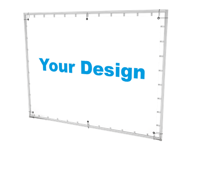 Banner met vaste afmetingen
